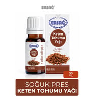 ERSAĞ Soğuk Pres Keten Tohumu Yağı 30 ML