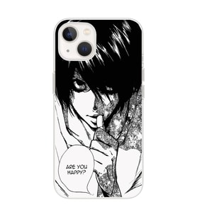 Iphone 14 Plus Uyumlu Death Note Tasarımlı Şeffaf Telefon Kılıfı