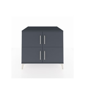 Kronos Şifonyer 3 Raflı 4 Kapaklı 88x59x80 Antrasit-Antrasit