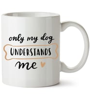 Köpek Baskılı Porselen Kupa Bardak