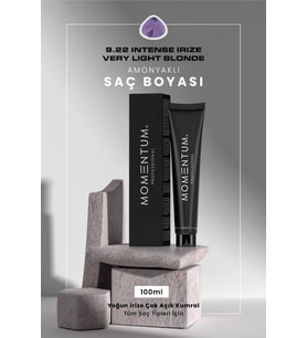 Momentum Kozmetik Saç Boyası Intense Irize Very Light Blonde 9.22 60 ml