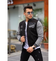 Miron Erkek 08 Kolej Ceket Regular Fit-Siyah