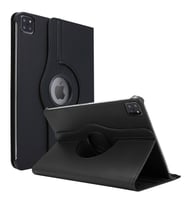 Microsonic Apple iPad Pro 11`` 2022 4. Nesil Kılıf (A2759-A2435-A2761-A2762) 360 Rotating Stand Deri Siyah