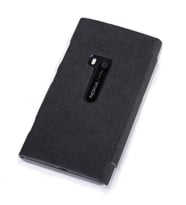 Nillkin Lumia 920 ile Uyumlu Ağaç Desenli Deri Kılıf Siyah Renk