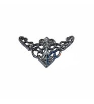 Dekoratif Köşe Süsü, Köşelik - Küçük, 19x34mm, Nikel, 1 Adet