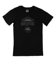 Adventure & Helmet Siyah Tişört