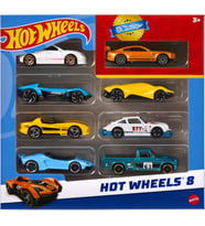 Hpv78 Hot Wheels 8'Li Araba Seti (Çok Renkli)