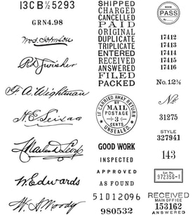 Sign Here by Cathe Holden Şeffaf Damga Seti