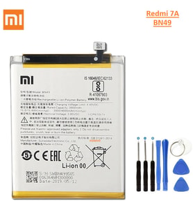 Xiaomi Redmi 7A Pil Batarya BN49 + Tamir Seti