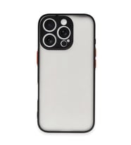 Apple iPhone 16 Pro Max Kılıf Montreal Silikon Kapak - Siyah