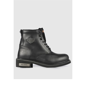 Harley Davidson 025M100109 Gıbson Erkek Bot - SİYAH DERİ