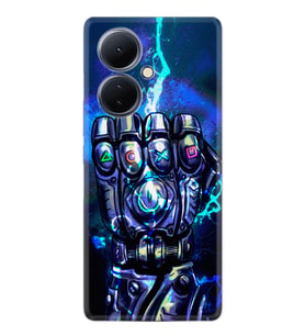 Vivo V29 Lite Kılıf Silikon Desen Özel Seri Thunder Play 1760
