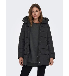 Only Kadın Uzun Kapüşonlu Şişme Mont - 15304782