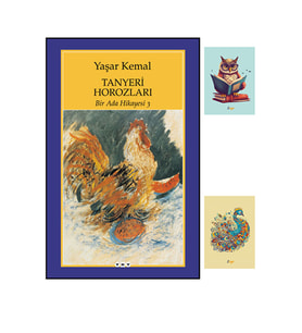 Bir Ada Hikayesi 3 - Tanyeri Horozları - Yaşar Kemal - Yapı Kredi Yayınları - Not Defterli Seti (Renksiz)