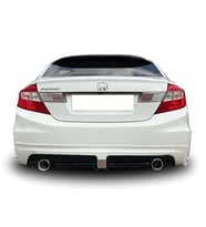 Civic FB7 Mugen RR Arka Ek Mat Siyah Sağ Sol Tek Egzoz Çıkışlı 2012 2013 2014 2015 2016