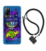 Omix X300 X500 X400 X600 X700 Kılıf Boyun Askılı Silikon Super Meow 1715