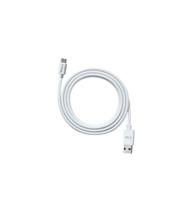 ECO-AMT Beyaz USB-A-Micro USB Kablo – 1.2 m, 2.4 A Hızlı Şarj