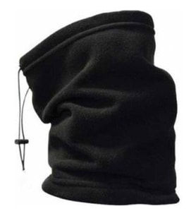 Unisex Siyah Polar Boyunluk Kıslık
