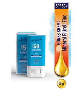 Eda Taşpınar SPF 50+ Mineral Filtreli Mavi Zinc Stick (EGY0030)