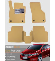 HONDA CİTY (2008-2013) Uyumlu EVA Paspas Tam Set–Araca Özel,Su Geçirmez,Kolay Montaj