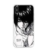 Iphone X ve XS Uyumlu Death Note Tasarımlı Şeffaf Telefon Kılıfı