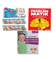 1.sınıf Öykülerle Hayat Bilgisi+Beceri Temelli Sorularla Problemmatik Ve Keyifle Okuyorum Anlıyorum