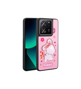 Xiaomi Mi 13T Pro Uyumlu Kılıf Parlayan Kabartmalı İkonik Figürlü Zore Amas Silikon Kapak
