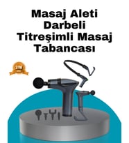 Northcity 3in1 Taşınabilir Şarjlı Titreşimli Masaj Aleti ve Esneme Bandı - Portatif Rahatlama Çözümü