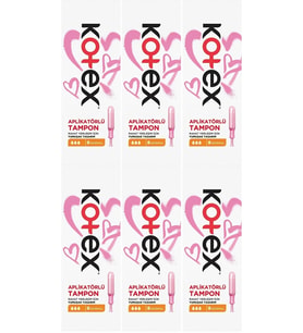 Kotex Aplikatörlü Tampon Normal 48 Li Set (6PK*8)