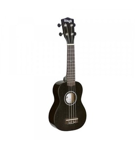 STAGG US-NIGHT (SOPRANO UKULELE BLACK+BAG)