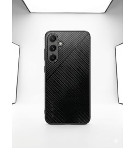 Samsung Galaxy A 55 Siyah Karbon Kılıf Modeli