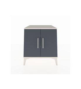 Kronos Komodin 2 Raflı 2 Kapaklı 60x59x64 Aytaşı-Antrasit