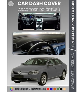 VOLKSWAGEN PASSAT B7 (2010-2015) Torpido Örtüsü Ön Göğüs Koruma Torpido Koruma Tam Uyum UV Koruma