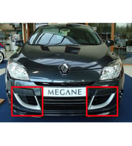 Renault Megane 3 Sis Çerçevesi Parlak Siyah Plastik