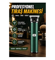 Profesyonel T-Bıçaklı Paslanmaz Çelik Tıraş Makinesi Saç Sakal Ense ve Vücut Kullanımı