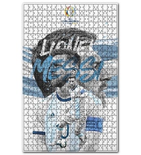 Cakapuzzle Lionel Messi Kupa Amerika 2021 Arjantin Puzzle Yapboz MDF (Ahşap) (120 Parça)