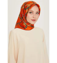 89 Armine Twill İpek Eşarp 9203D