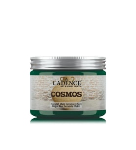 COSMOS DOĞAL MAT SERAMİK EFEKT CS-12 ZÜMRÜT YEŞİLİ150ML