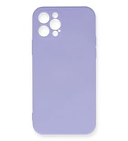 Durukar® iPhone 12 Pro Max Kılıf Nano içi Kadife Silikon - Lila