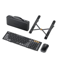 ProtoArc XKM01 Siyah Kablosuz Klavye Mouse CaseUp Seti (CP015682)