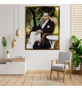 ÇERÇEVELİ ATATÜRK TABLO S586