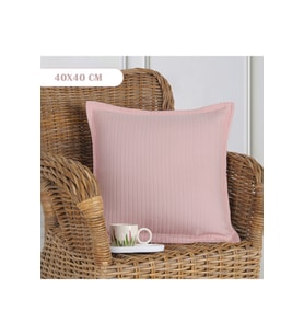 Örgü Desenli Pike Yastık Kılıfı 40x40 ( 1 Adet )