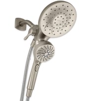 Moen Magnetix Spot Dirençli Fırçalı Nikel Çok Fonksiyonlu El Duşu Ve Yağmur Duşu Combo Manyetik Yerl