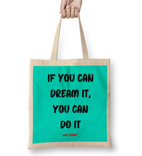 Motivational Quotes Sayings - Entrepreneurs İnspiration Success Work Gifts Bez Çanta Uzun Saplı