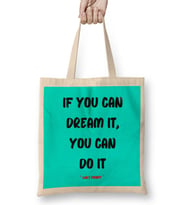 Motivational Quotes Sayings - Entrepreneurs İnspiration Success Work Gifts Bez Çanta Uzun Saplı