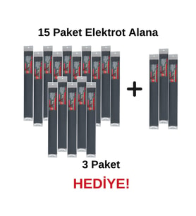 P (PP) Siyah Geniş Plastik Kaynak Elektrot-15 Paket Alana 3 Paket HEDİYE