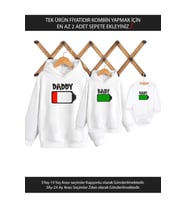 Baba Oğul Kız Daddy Baby(TEK ÜRÜN FİYATIDIR KOMBİN YAPMAK İÇİN EN AZ 2 ADET SEPETE EKLEYİNİZ)