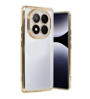 Xiaomi Redmi Note 14 Pro 5g Kılıf Razer Lensli Silikon - Gold