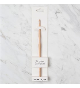La Mia Whitewood 3.5 Mm 15.5 Cm Ahşap Yün Tığ