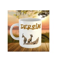 Kürtçe Porselen Kupa - Dersim - Tunceli Kupası (Beyaz)